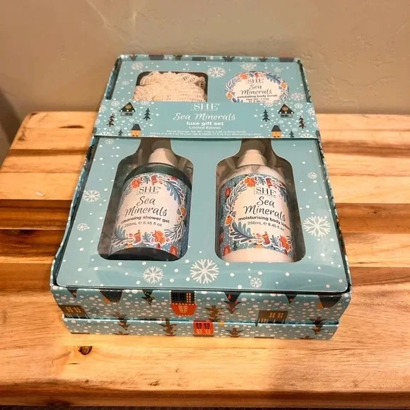 SHE OM AROMATHERAPY SEA MINERALS LUXE GIFT SET. LIMITED EDITION. BRAND NEW!! - Picture 4 of 6